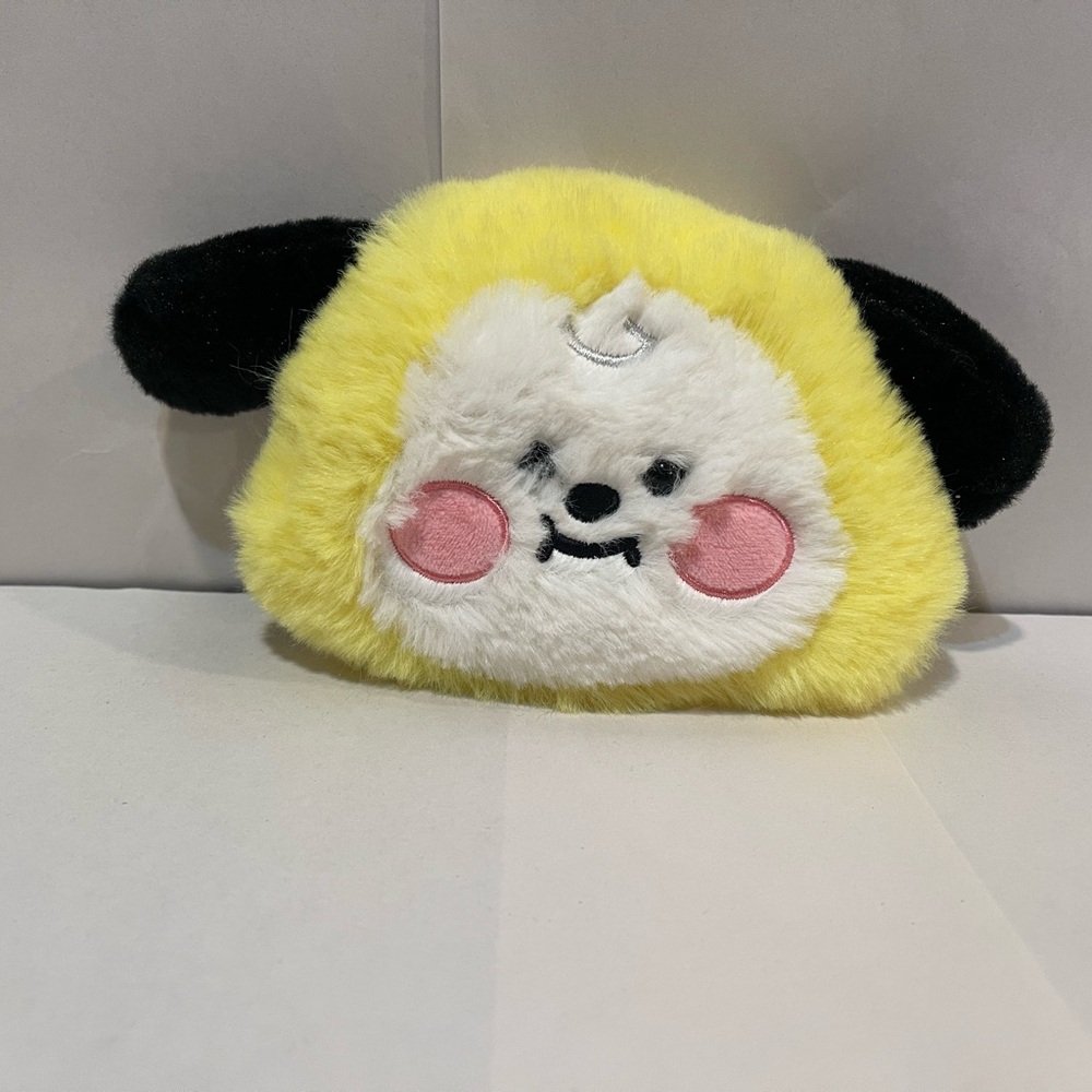 BT21 Official Authentic Chimmy Character Baby Flat Fur Mini Pouch